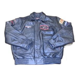 Mo Betta Celebrity Quail Hunt Leather Jacket Men's Size XL